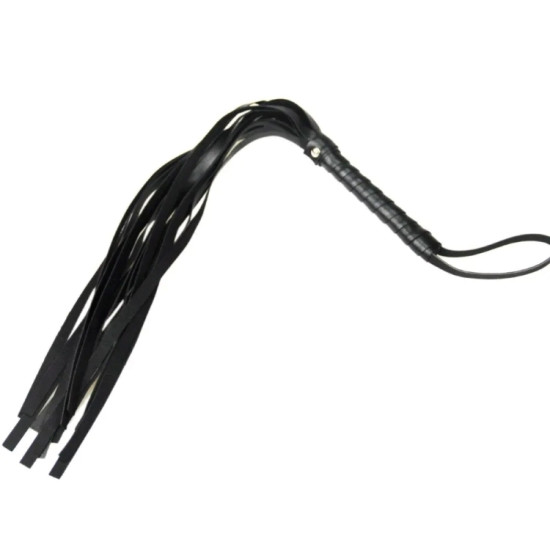 БДСМ кожен камшик с ресни