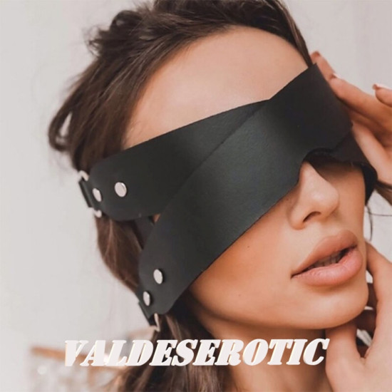 Кожена BDSM превръзка за очи